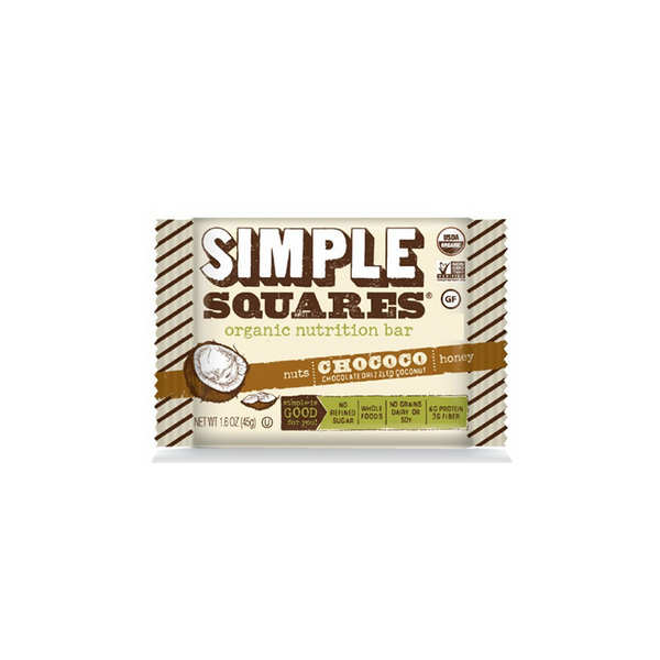 Simple Squares Organic Nutrition Bars (12 bars)